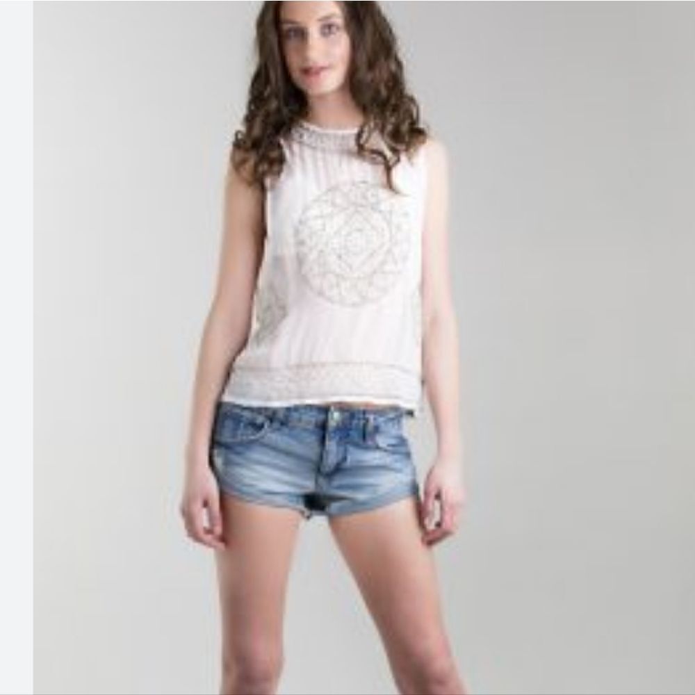 Cleobella Belle And The Brave Sheer Sequin Sleeveless Top